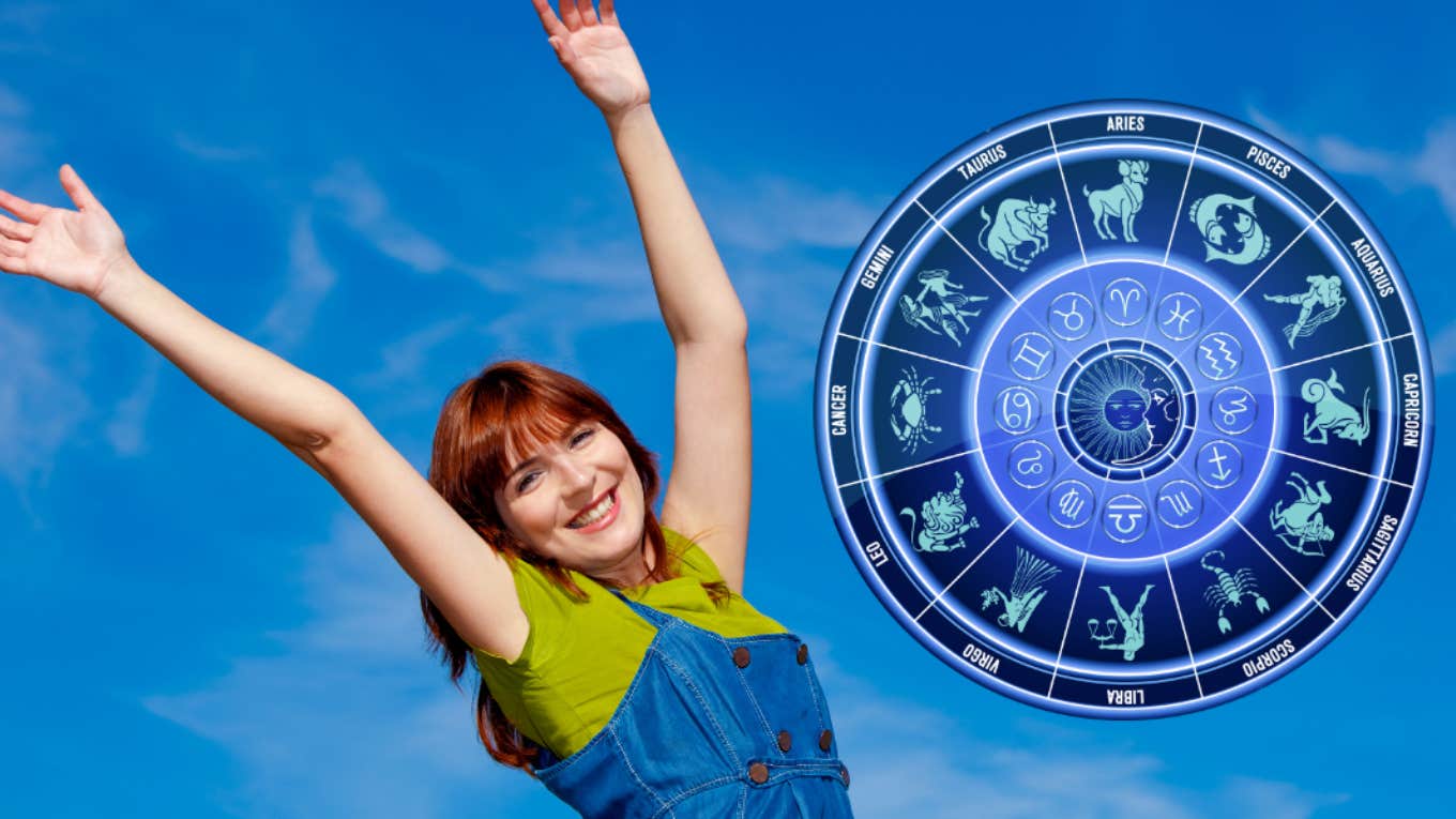 3 Zodiac Signs With The Best Horoscopes On October 7, 2023 happy woman