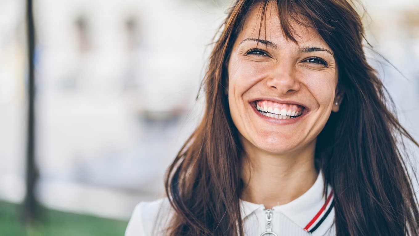 smiling woman