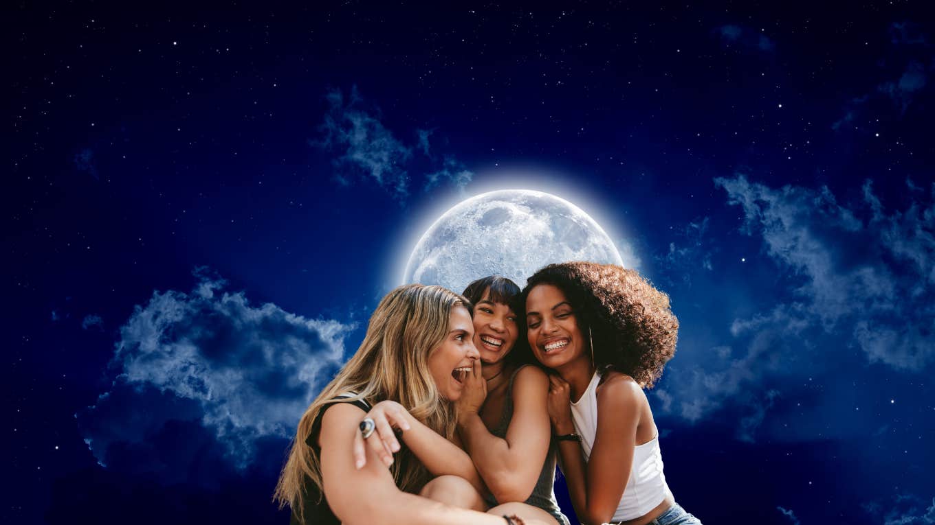 3 Zodiac Signs With The Best Horoscopes On September 18, During The Scorpio Moon happy friends with a moon