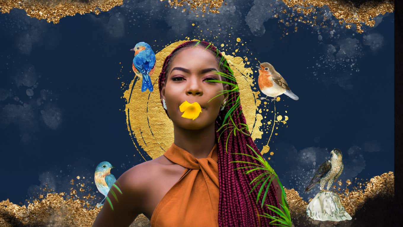 2 Zodiac Signs Experience Powerful Abundance On April 17 woman with flower