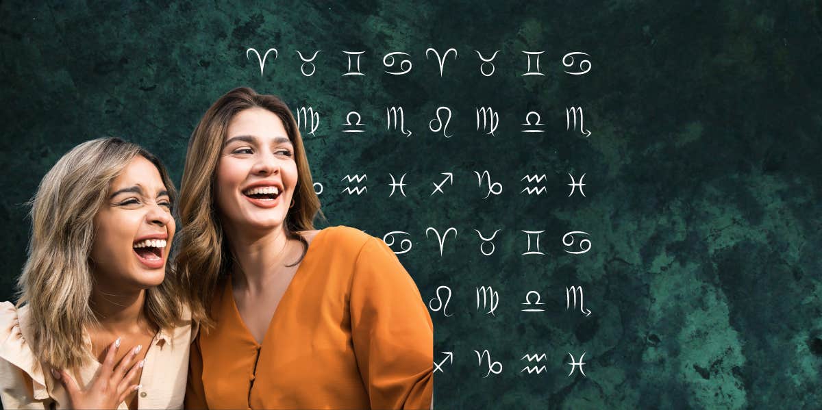 Today's Horoscope For September 12, 2023 friends looking at horoscope