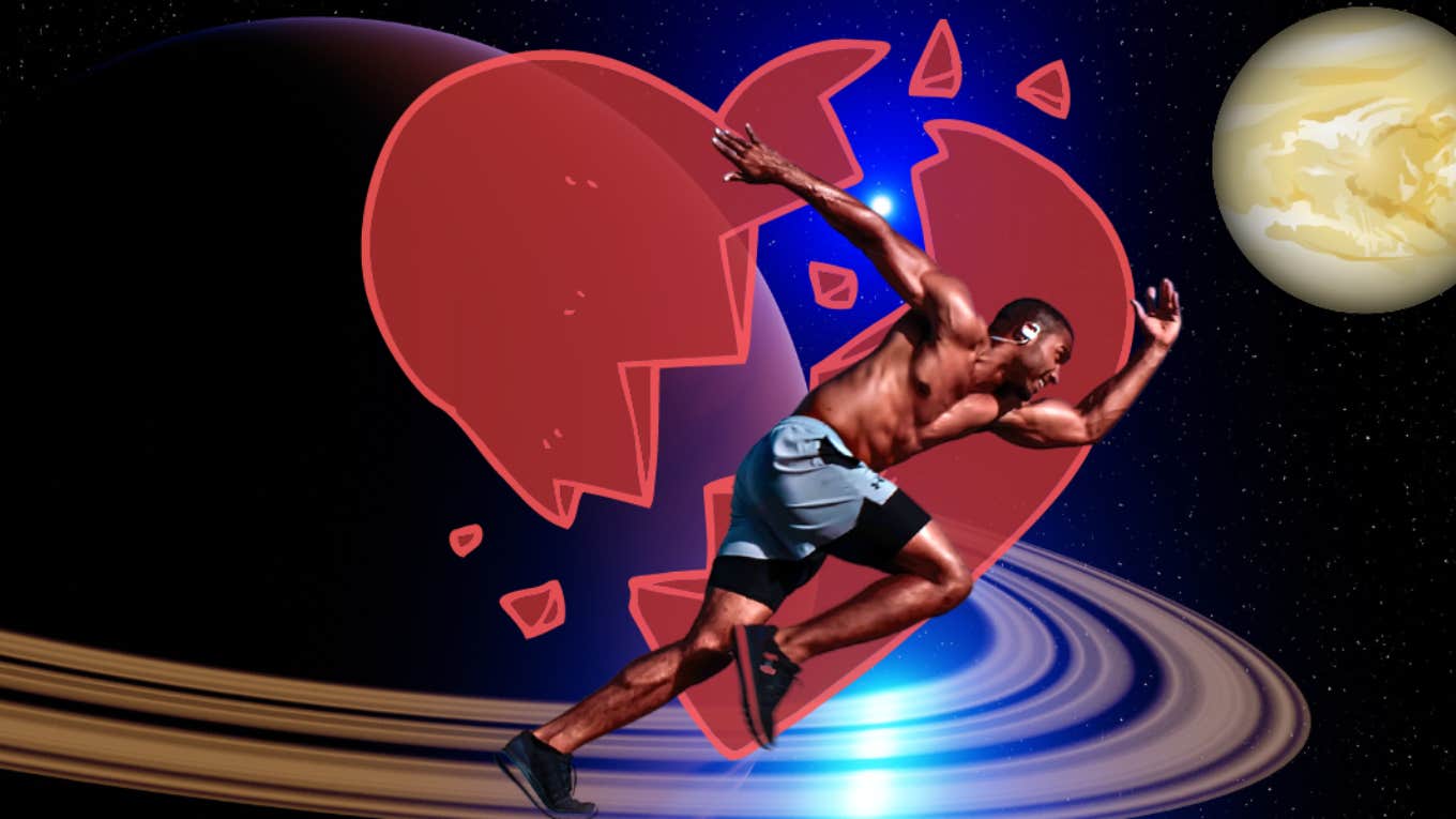 Luck In Love Runs Out For 3 Zodiac Signs Starting December 9, 2023 man running broken heart