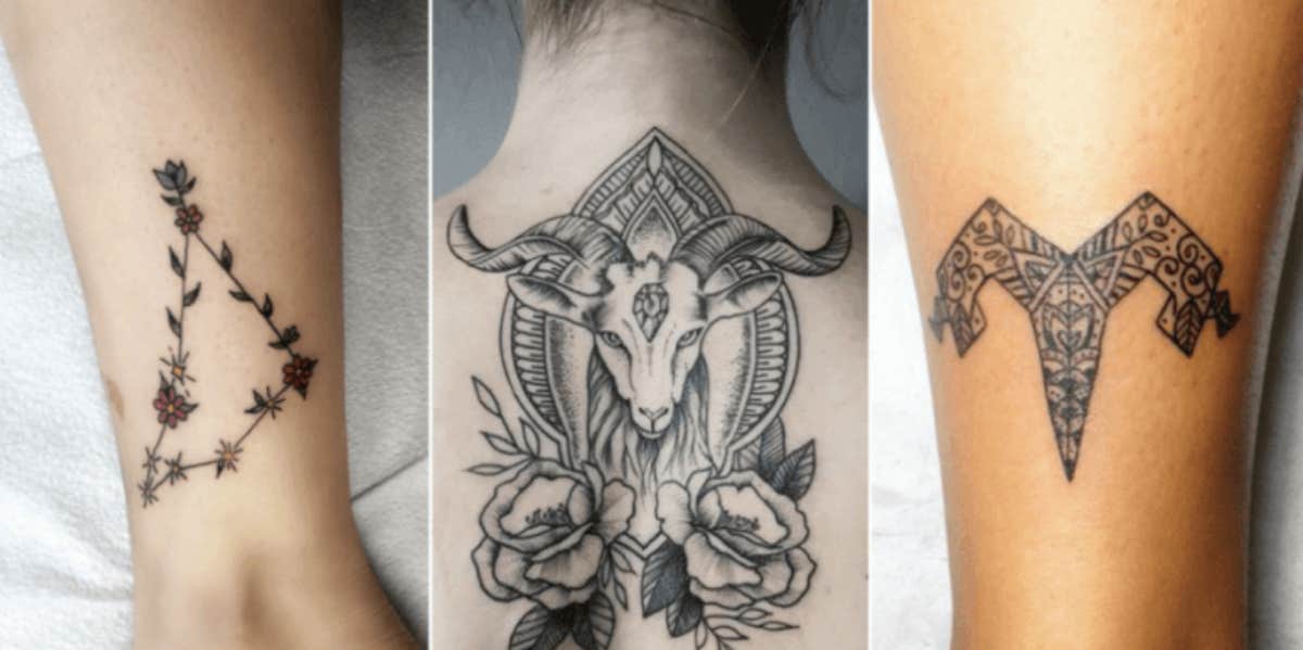 Small Cancer Rose Constellation Tattoo Design - Astro Tattoos