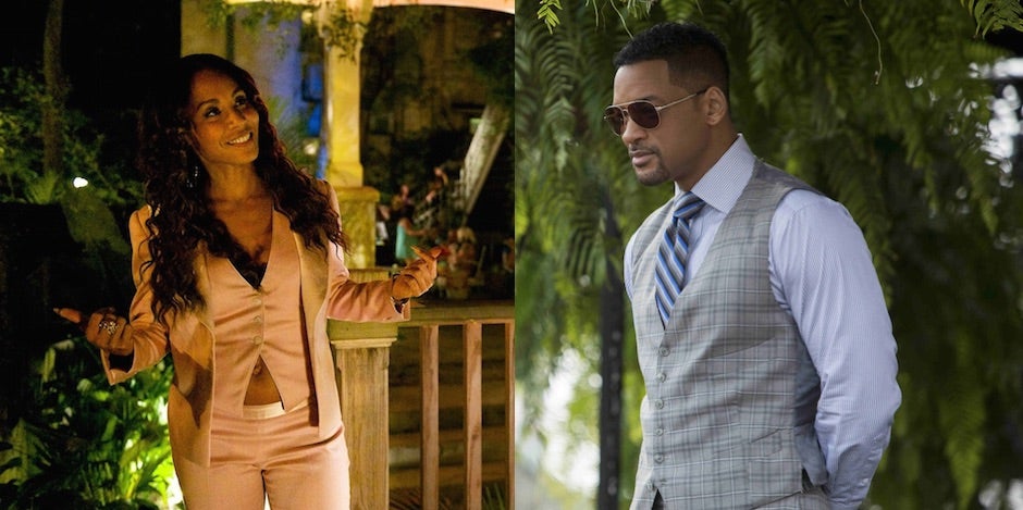 Jada Pinkett Smith from Magic Mike XXL and Will Smith from Focus Jada Pinkett Smith from Magic Mike XXL and Will Smith from Focus