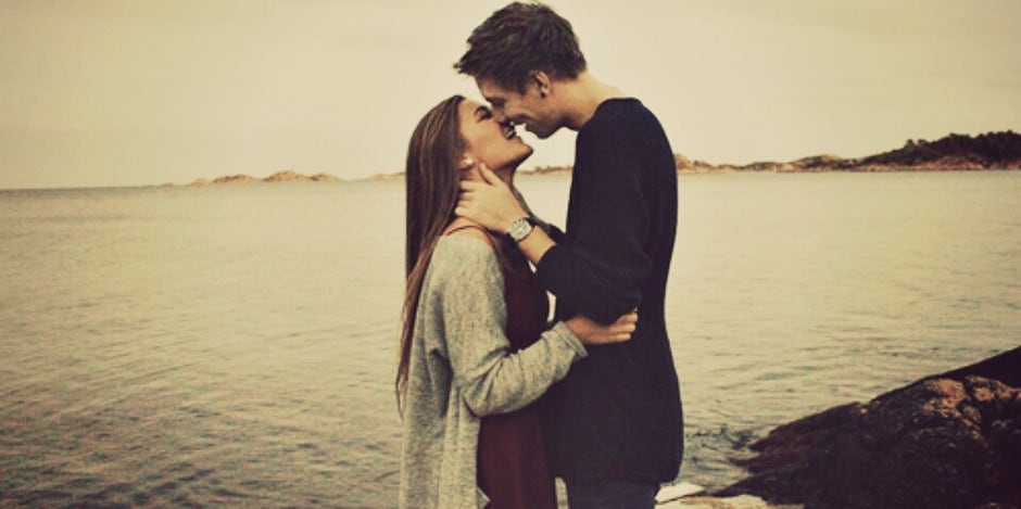 man and woman kissing man and woman kissing