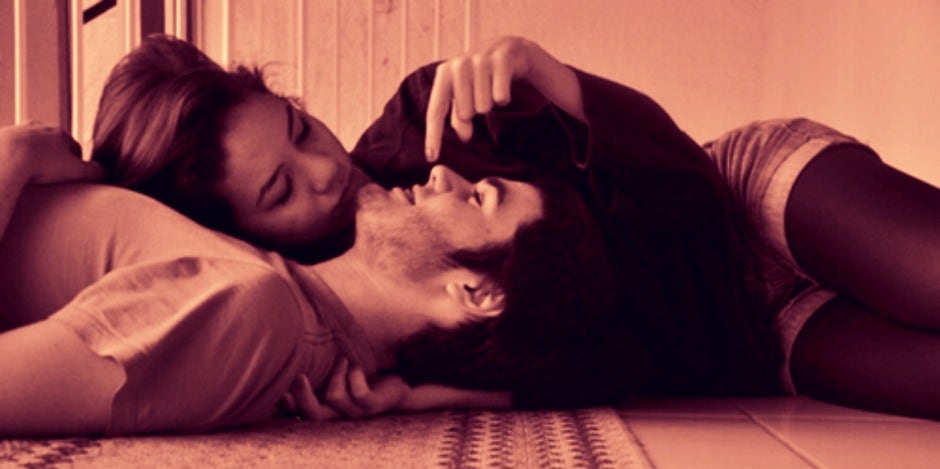 couple lying down couple lying down