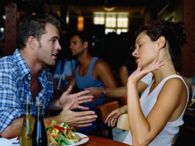 couple at restaurant