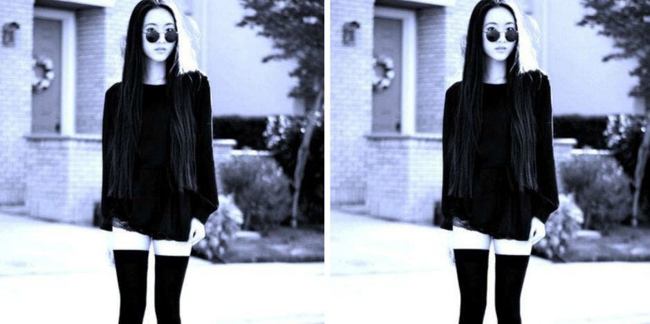 girl in black girl in black