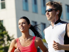 couple on a run