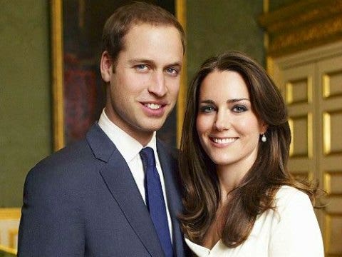 England's royal couple, William and Kate Prince William and Kate Middleton
