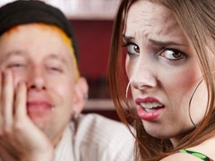 Dating: Should I Give This Guy A Second Chance? unhappy woman with guy