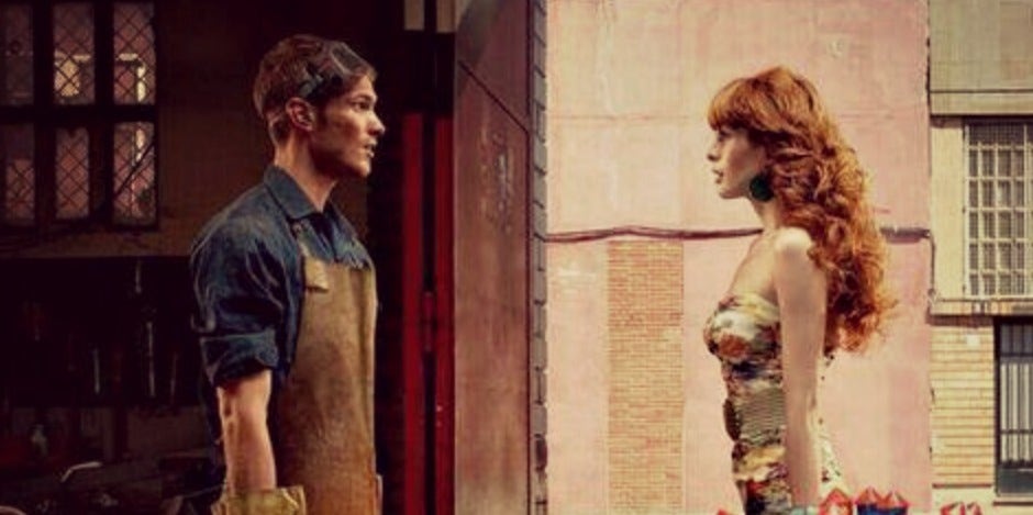 couple staring couple staring