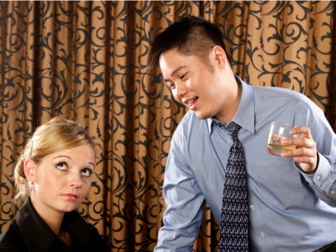 Where can I meet guys? man talking at woman