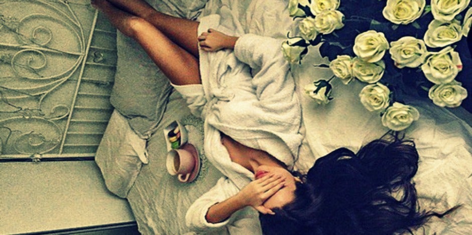 woman on bed woman on bed
