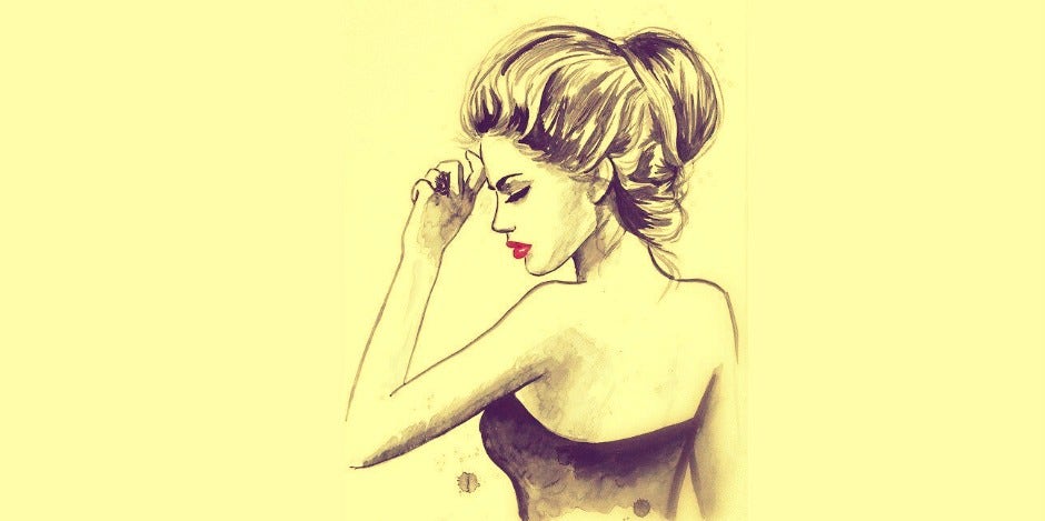 woman with red lips woman with red lips