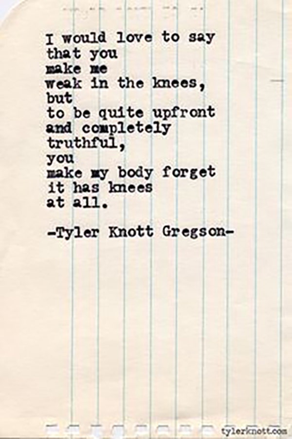 Tyler Knott Gregson Instagram Love Poems Quotes