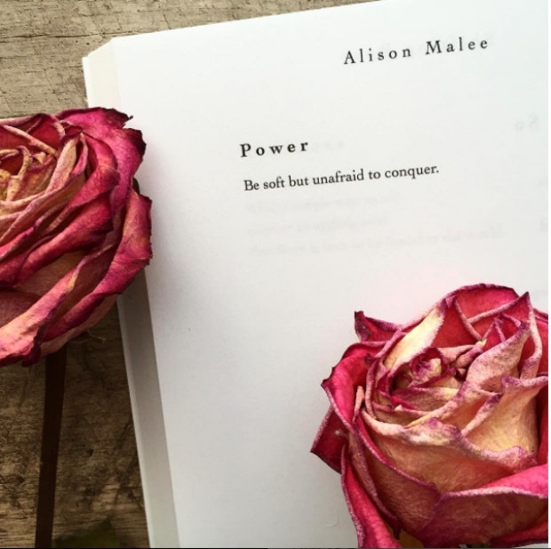 Inspirational Strong Woman Instagram Quotes by poet Alison Malee 