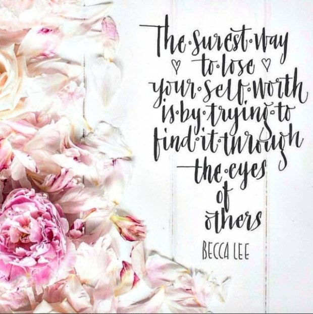 Becca Lee Instagram Quotes Self-Esteem Love Yourself