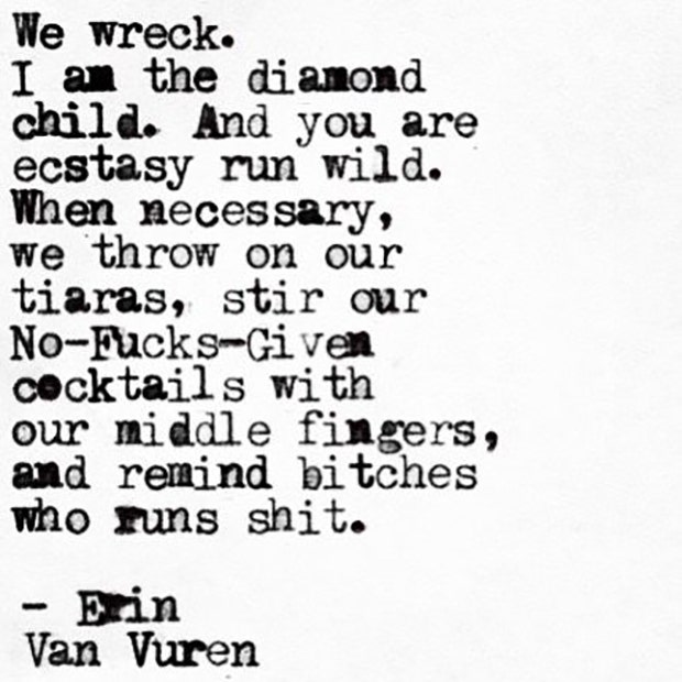 Erin Van Vuren Poetry Life Quotes