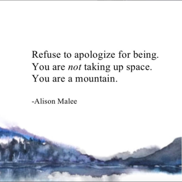 Inspirational Strong Woman Instagram Quotes by poet Alison Malee 