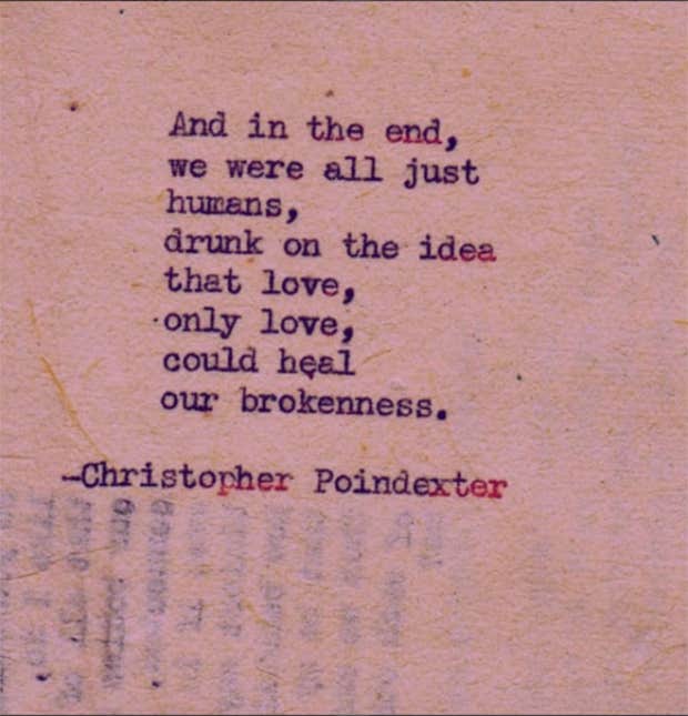 Christopher Poindexter Poems Instagram Quotes About Love