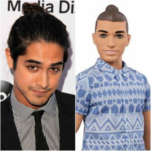 Mattel ken dolls Barbie Celebrity Resemblance