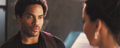 Lenny Kravitz as Cinna in 'The Hunger Games' - Giphy