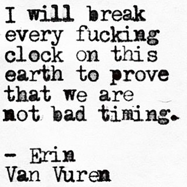 Erin Van Vuren Poetry Life Quotes