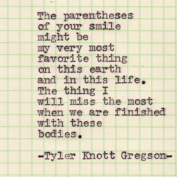 Tyler Knott Gregson Instagram Love Poems Quotes