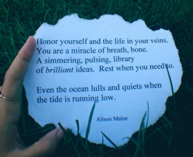 Inspirational Strong Woman Instagram Quotes by poet Alison Malee 