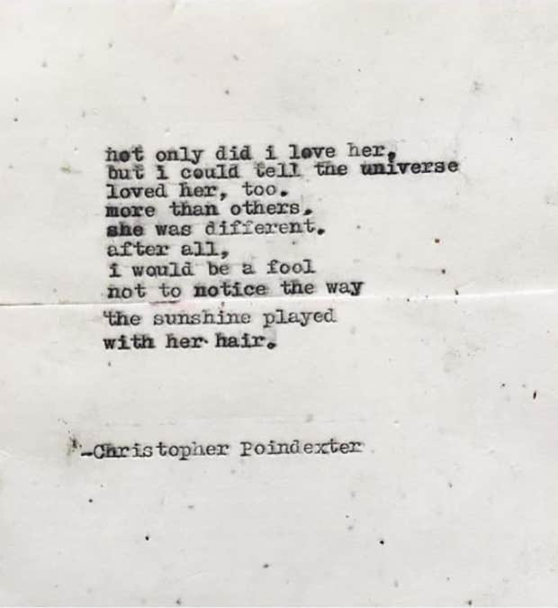 Christopher Poindexter Poems Instagram Quotes About Love