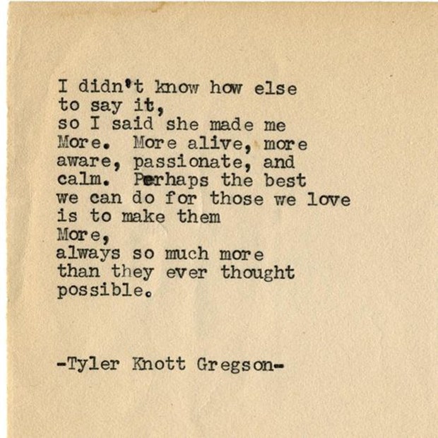 Tyler Knott Gregson Instagram Love Poems Quotes