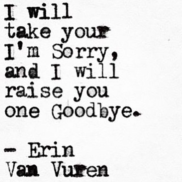 Erin Van Vuren Poetry Life Quotes