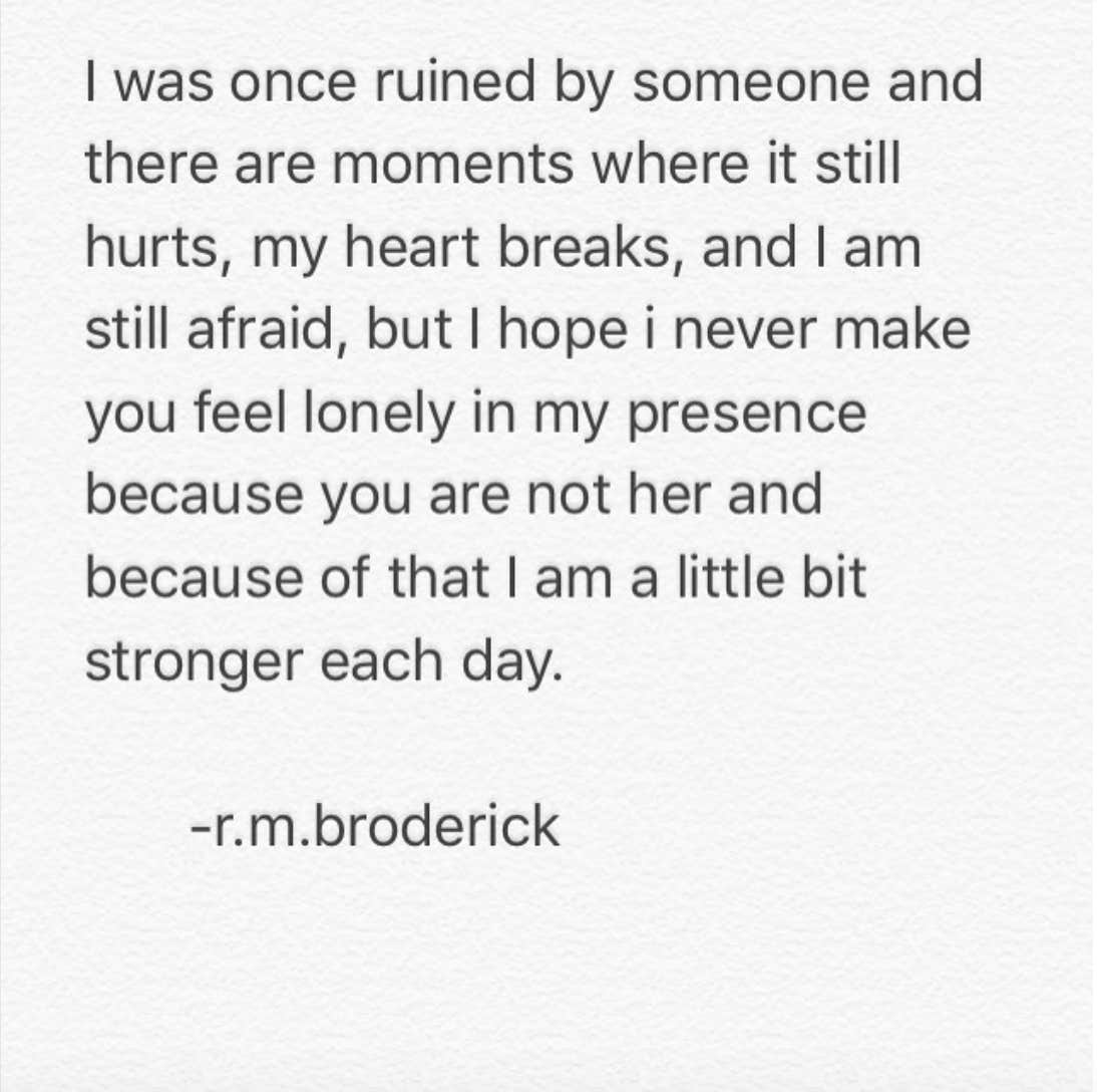 Heartbreaking quotes Instagram Poet R. M. Broderick