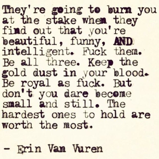 Erin Van Vuren Poetry Life Quotes