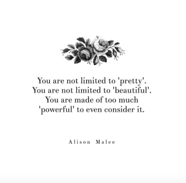 Inspirational Strong Woman Instagram Quotes by poet Alison Malee 