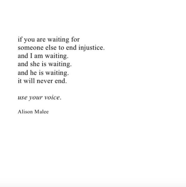 Inspirational Strong Woman Instagram Quotes by poet Alison Malee 