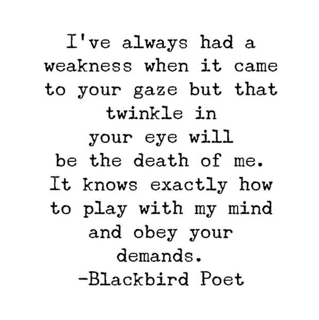 Mary Hutchinson Blackbird.Poet Instagram Quotes & Poems About Love