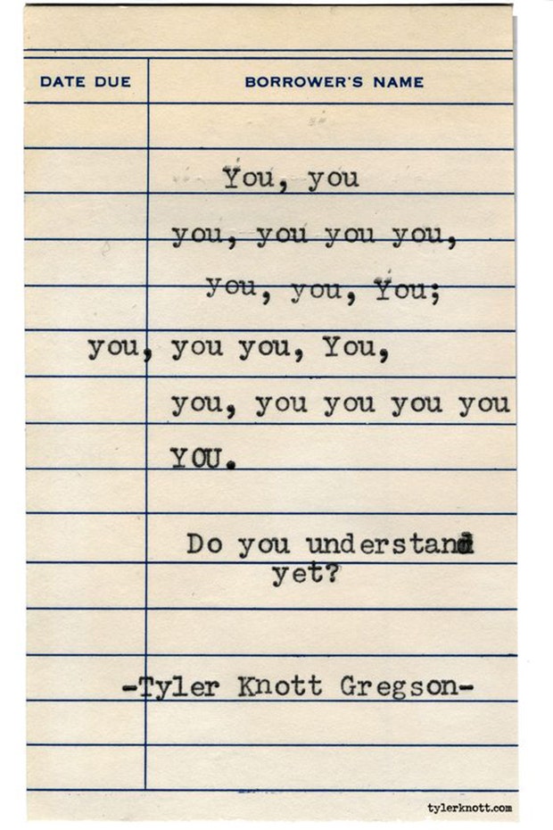 Tyler Knott Gregson Instagram Love Poems Quotes