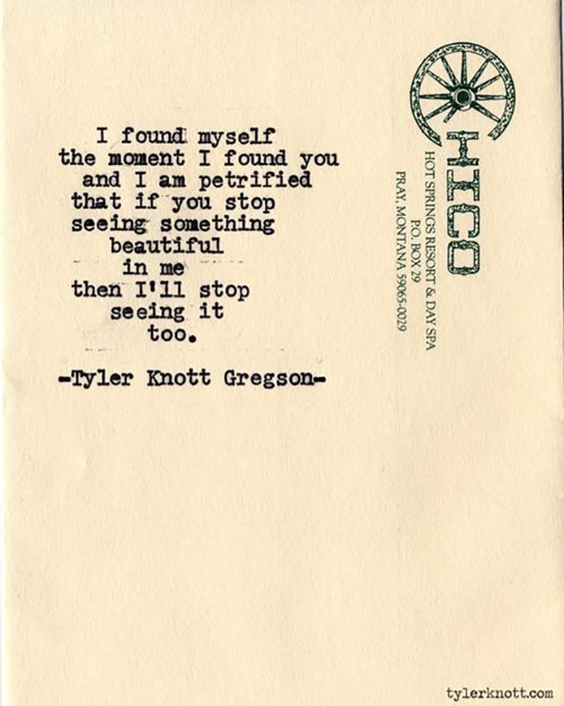 Tyler Knott Gregson Instagram Love Poems Quotes