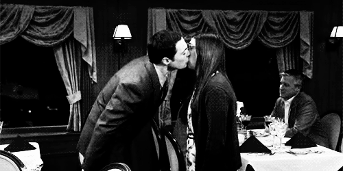 <b> The sweet, shy guy that you have to basically force a smooch on. </b>
<b>Awkward Factor: </b> 1/5 champagne flutes. He means SO well and ya know, if you have to ring in the New Year doing someone a favor, that's good karma, right? New Year's Eve, 2015, kissing