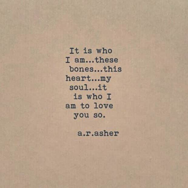 ar asher instagram quotes love poems