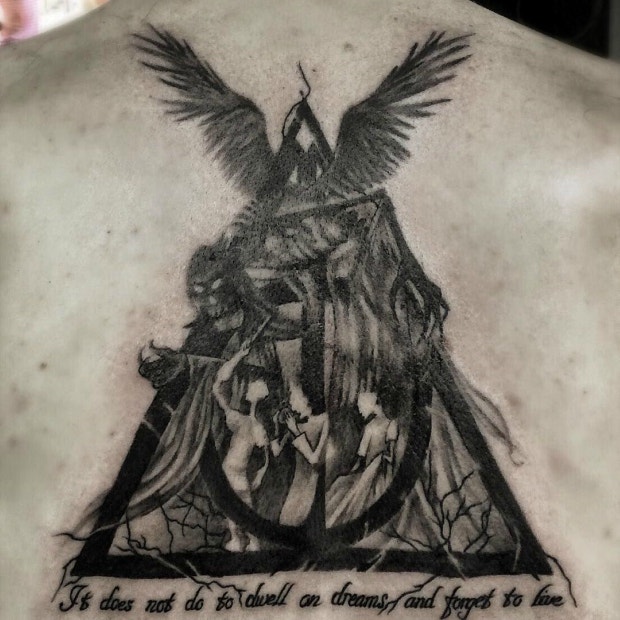 harry potter tattoo