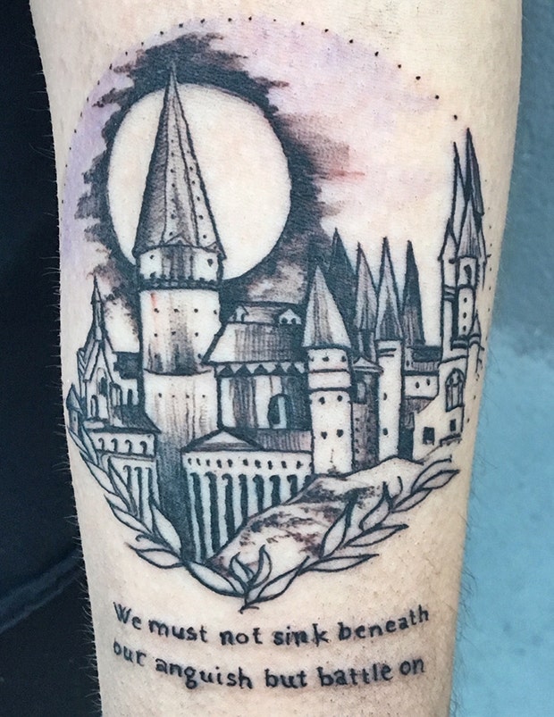 harry potter tattoo