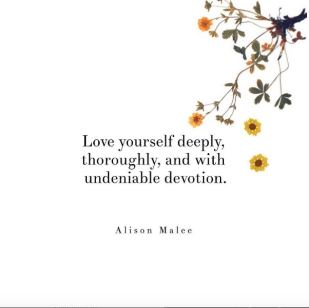 Inspirational Strong Woman Instagram Quotes by poet Alison Malee 