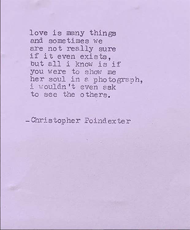 Christopher Poindexter Poems Instagram Quotes About Love
