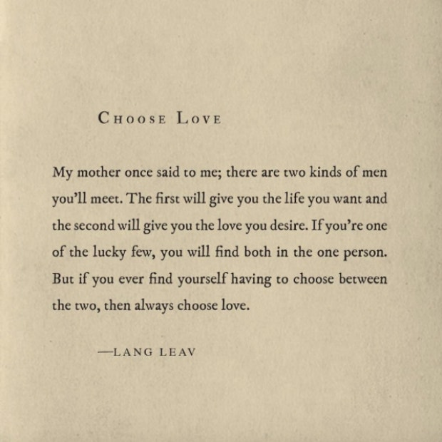 Lang Leav Love Poems