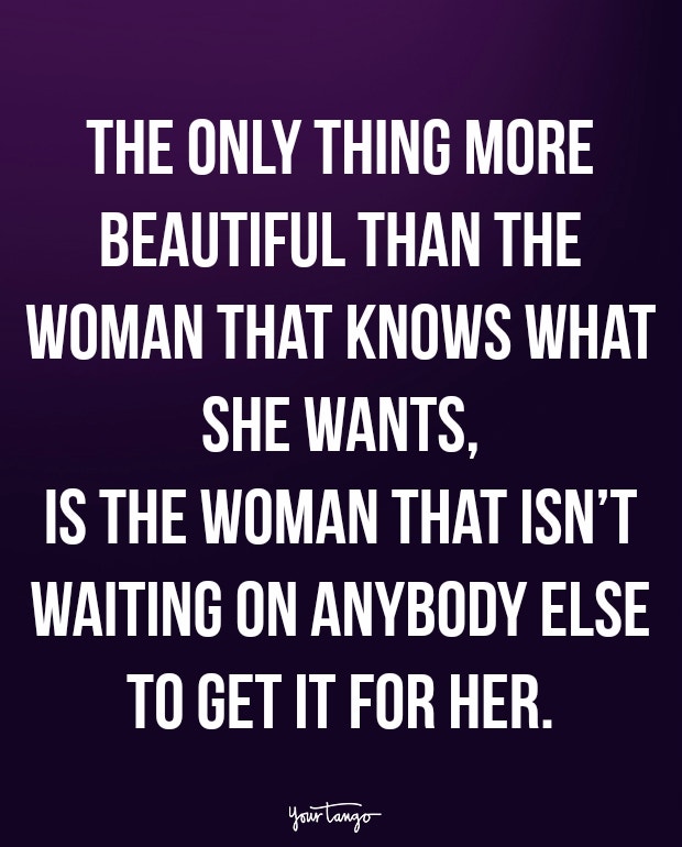 single quotes about how strong women are when they are single