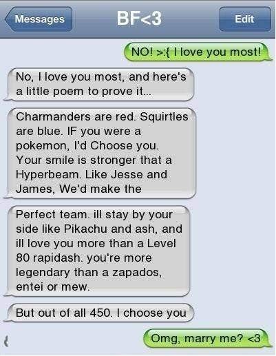 boyfriend and girlfriend text messages love