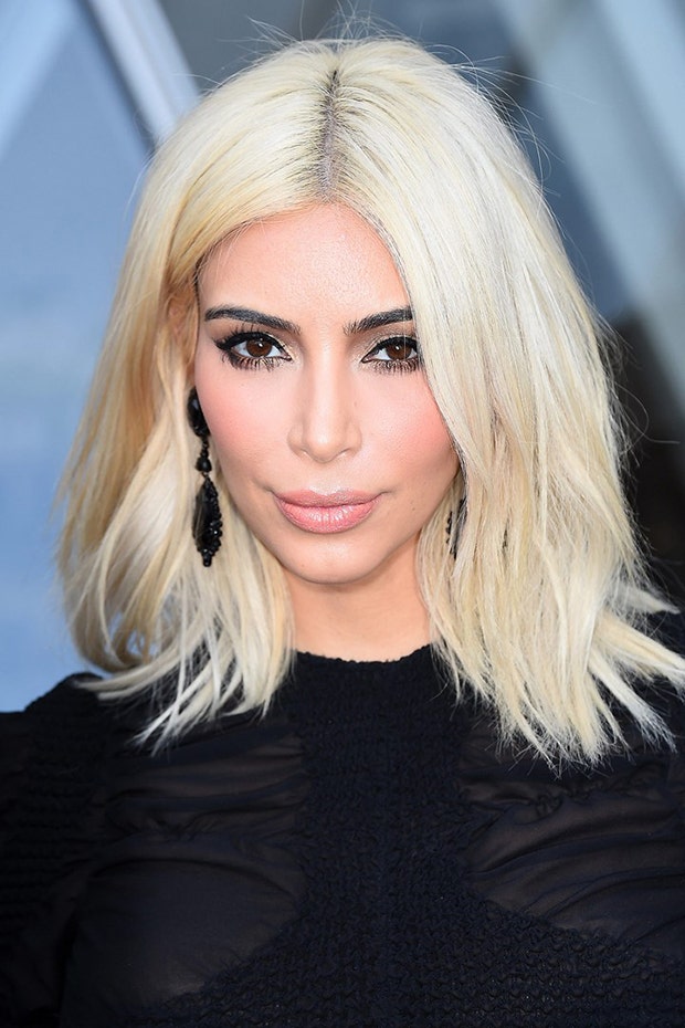 Kim Kardashian Blonde Celebrities Body-Image Confidence